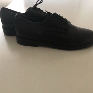Black  Leather Oxford Shoes